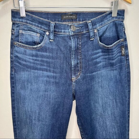 SILVER Jeans Callie Straight Leg  Jeans Size 29 - Picture 5 of 10